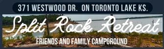 SPLIT ROCK RETREAT - CABINS ON TORONTO LAKE KANSAS Logo